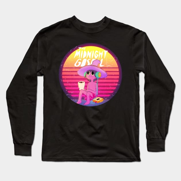 midnight gospel retro Long Sleeve T-Shirt by LAKOSH